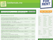 Tablet Screenshot of getrentals.me